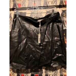 Max Studio leather skirt